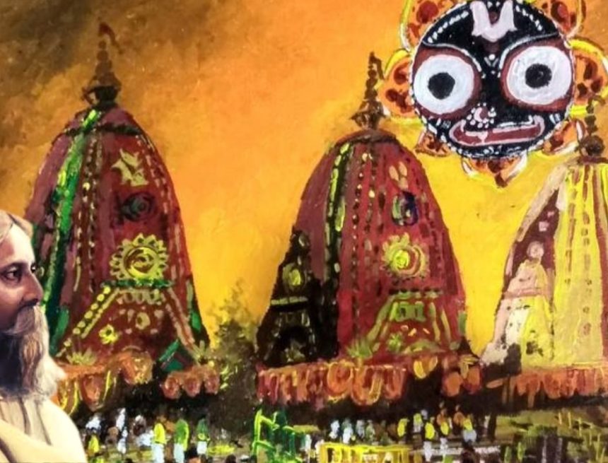 Rathayatra And A Song Of Tagore:  Uḍiye Dhvajā Abhrobhedī Rathe