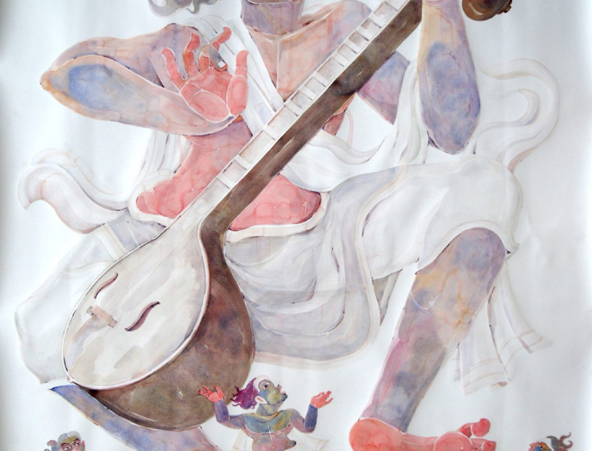 Rudra Veena Upon Hearing A Dhrupad