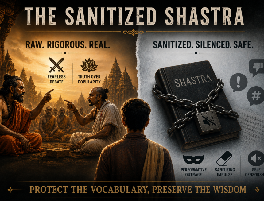 The Sanitized Shastra: The Cost of Domesticating India’s Intellectual Traditions